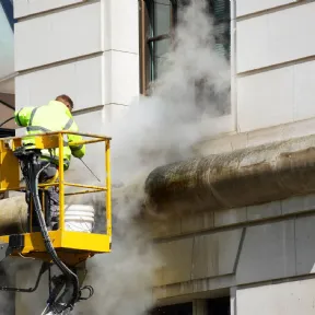 PROBLEM: how to thermally insulate a building from the outside with the external insulation system