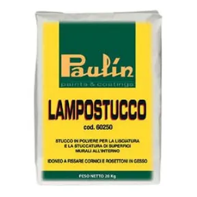 Lampostucco in powder form based on alabaster